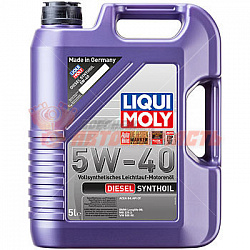 Масло моторное LiquiMoly Diesel Synthoil 5w40 5л (CF;B4) синтетическое