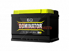 Аккумуляторная батарея  60Ah прямой (600А) Dominator (242х175х190) 6СТ-60VL