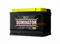 Аккумуляторная батарея  60Ah прямой (600А) Dominator (242х175х190) 6СТ-60VL