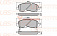 Тормозные колодки дисковые передние Mitsubishi Out III 2.0-2.4 12-ASX Lancer 03-08-10-CITR C4 