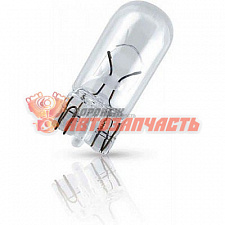 Лампа 12V W1,2W W2х4.6d (без цоколя, прозрачная,панель приборов) BOSCH ECO 