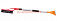 Щетка для снега 100-150 см LAVITA со скребком с телескопической ручкой 