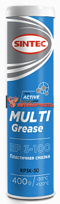 Смазка литиевая SINTEC MULTI GREASE EP3-100 /картуш 0,4 кг, синяя/