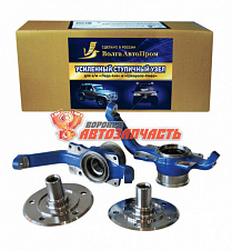 Ступичный узел 2123 с АБС усиленный (24 шлица) /подш от ивеко+2 кулака+2ступицы усил)