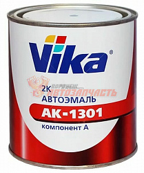 Краска черная металлик автоэмаль 8000 VIKA (1л)