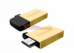 Флешка Transcend USB 16Gb JetFlash 380 серебро USB+microUSB