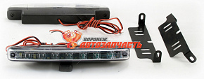 Ходовые огни DRL-L8 3528 SMD (пласт. корп. 8 диод)