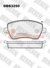 Тормозные колодки дисковые передние Nissan Micra,Note / Renault Clio III, Kangoo II, Modus,TwingoII