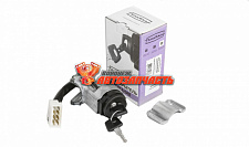 Замок зажигания 2110,2115 нов обр. (без личин, 1фишка, 8 контактов,скоба, подсвет) Птимаш