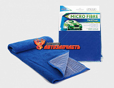 Салфетка из микрофибры 35х40 см HardClean с сеткой