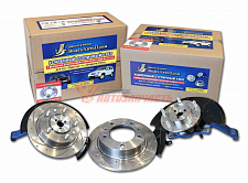 Ступичный узел 2123 с АБС усиленный (24 шлица) с ВНЕШНИМ КРЕМПЛЕНИЕМ ДИСКА с ПЕРФОРИРОВАННЫМ диском