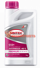 Антифриз Sintec PREMIUM G12+ (-40) (малиновый) 1л (new упак.) 