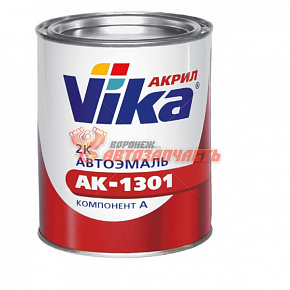 Краска 601 черная акриловая автоэмаль АК-1301 VIKA (0,8кг)