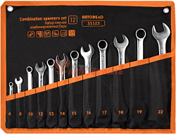 Набор ключей комб 12шт."ЕВРО"сумка АвтоDело