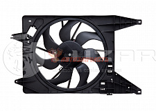 Электровентилятор LADA Largus/Logan (08-) с кожухом с кондиционером Luzar