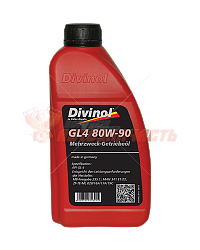 Масло трансмиссионное 80w90 GL-4 Divinol 1л полусинтетика 