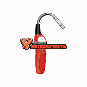 Бытовая газовая пьезозажигалка с классическим пламенем многоразовая (1 шт.) темно-бордовая СК-302W с