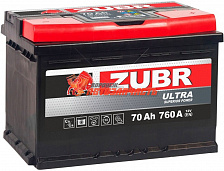 Аккумуляторная батарея  70Ah обратный (740A) ZUBR ULTRA (278х175х190)