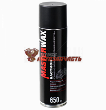 Мастика аэрозоль 650 мл БАСТИОН антигравийная полимерно-битумная MasterWax