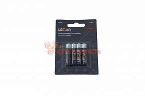 Батарейка LR06 AA 1,5В, блистер LECAR (отгрузка кратно 4 шт.)