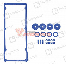 Прокладка крышки клапанов ГАЗ-406 (синий силикон, 5 наим., 20 шт.)