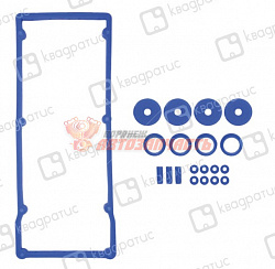 Прокладка крышки клапанов ГАЗ-406 (синий силикон, 5 наим., 20 шт.)