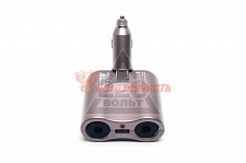 Разветвитель прикуривателя для 2-х устройств провод 12B