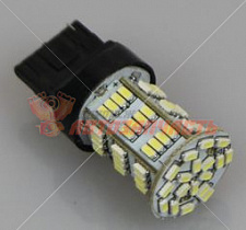 Лампа светодиодная 24V W21W (белая T20, 78 диодов,пласт цоколь) SINGLE-78SMD-3014 WHITE 3961