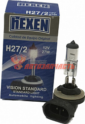Лампа галогенная H27/2 HEXEN 12V 27W PGJ13 изогнутая 