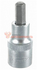 Головка торцевая HEX 12 мм (1/2")  55 мм со вставкой Автодело