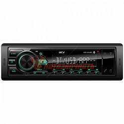 Автомагнитола ACV AVS-401UBWG/ 1din/зеленая/USB/AUX/SD/FM/4*50