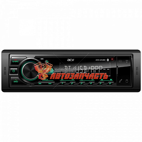 Автомагнитола ACV AVS-401UBWG/ 1din/зеленая/USB/AUX/SD/FM/4*50