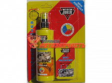 Полироль панели приборной "Joker" с губкой 0,3л табак