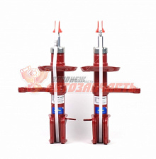 Стойка передней подвески 2190 DEMFI газонап. под пружину с занижением «-70» премиум (пр/лев)