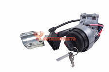 Замок зажигания 2190 (без чипа, 2 фишки, 3 + 2 контакта,скоба) Птимаш