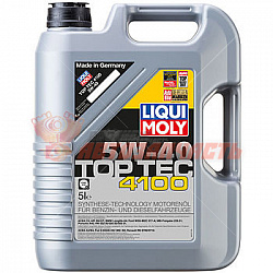 Масло моторное LiquiMoly Top Tec 4100 5w40 5л НС-синтетическое (SN/CF;A3/B4/C3)