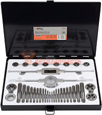 Набор метчиков и плашек М3-М16 (36пр.метал.футляр) BERIL 