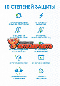 Зарядное устройство портативное Striver F17 ( пуск ток 2000А, 10000 мАчДо 30 пусков на одном заряде)
