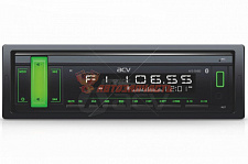 Автомагнитола ACV AVS-914BG / 1din/зеленая/FM/MP3/USB/BT/SD/FM/4*50/Bluetooth/съемн.панель