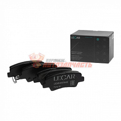 Тормозные колодки дисковые задние Hyundai Solaris (10-) / Kia Rio III (11-) LECAR