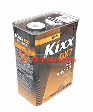 Масло моторное KIXX GX7 10w40 4л синтетика API SQ