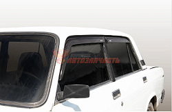 Дефлекторы на боковые стекла 2107 /НАКЛАДНЫЕ/ скотч./к-т 4 шт./