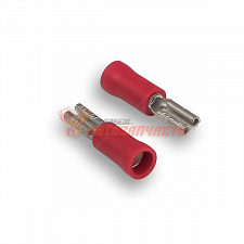Клеммы монтажные Aura ATS-1528 "мама" красная 2,8мм