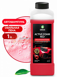 Автошампунь Active Foam Red для бесконтактной мойки 1л GRASS активная пена [м]