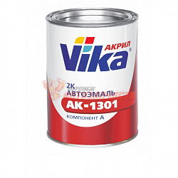 Краска 303 защитная ГЛЯНЦЕВАЯ акриловая автоэмаль АК-1301 VIKA (0,85л)