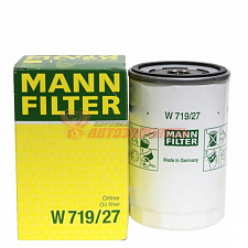 Фильтр масляный MANN W 719/27 Ford, Jeep, Mazda 1.6-2.0
