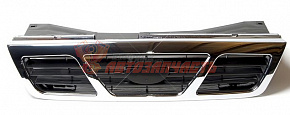 Решетка радиатора Daewoo Nexia черная+рамка хром