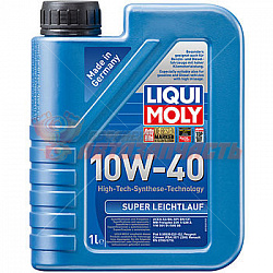 Масло моторное LiquiMoly Super Leichtlauf 10w40 1л НС-синтетическое (SL/CF/EC;A3/B3)