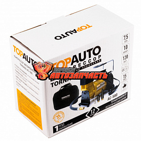 Компрессор TOP AUTO TORNADO АС-580 ( 35л/мин, до 7,5 Атм/110PCI, универсальные насадки)