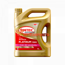 Масло моторное Sintec Platinum 5w30 A5/B5  4л Platinum 7000 /new упаковка/